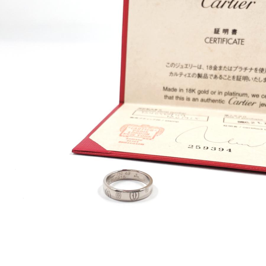 Cartier 18Kシルバーリング証明書つき