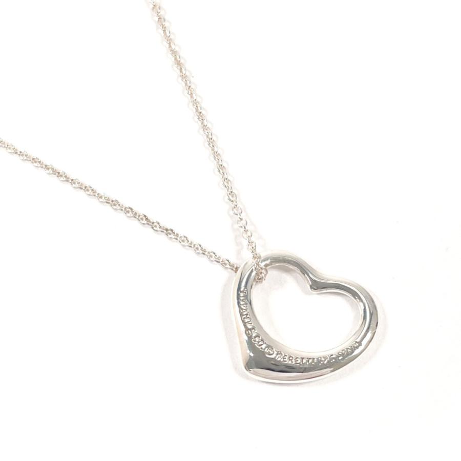 【新品仕上げ済】ティファニー オープンハート ペンダント ネックレス Sサイズ TIFFANY&Co.（ティファニー） オープンハート ネックレス・ペンダント