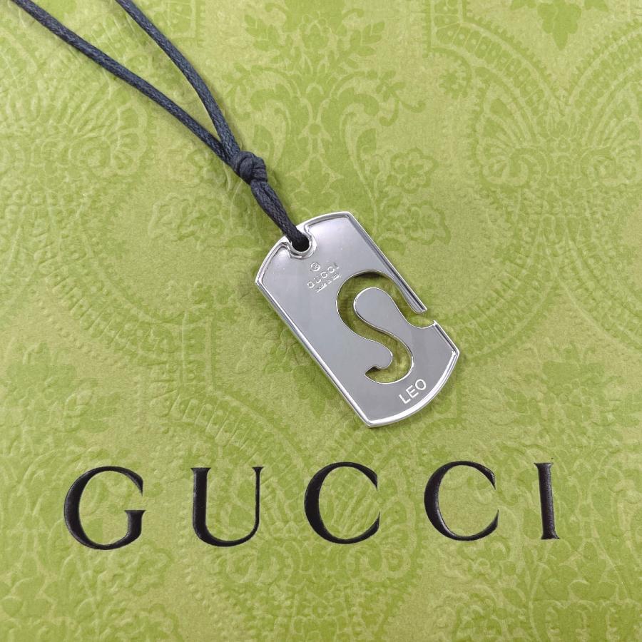 GUCCI（グッチ） ネックレス 星座 LEO しし座 プレート シルバー925