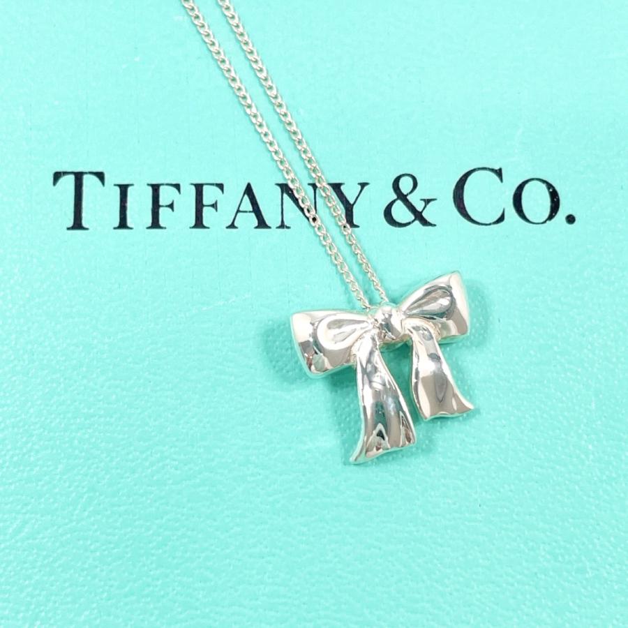 TIFFANY&Co.（ティファニー） ネックレス ペンダント リボン シルバー