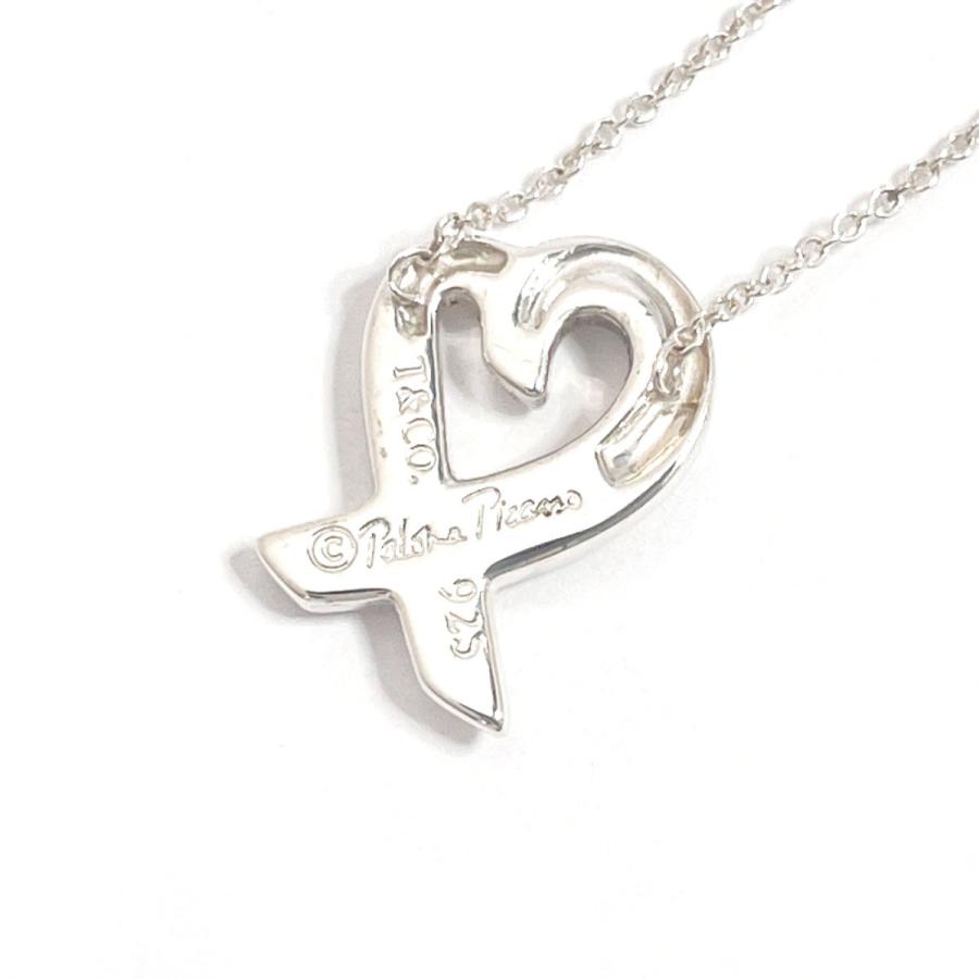 美品！Tiffany ティファニー　ラビングハート　ネックレス　AG925 刻印 美品！Tiffany ティファニー ラビングハート ネックレス AG925 刻印