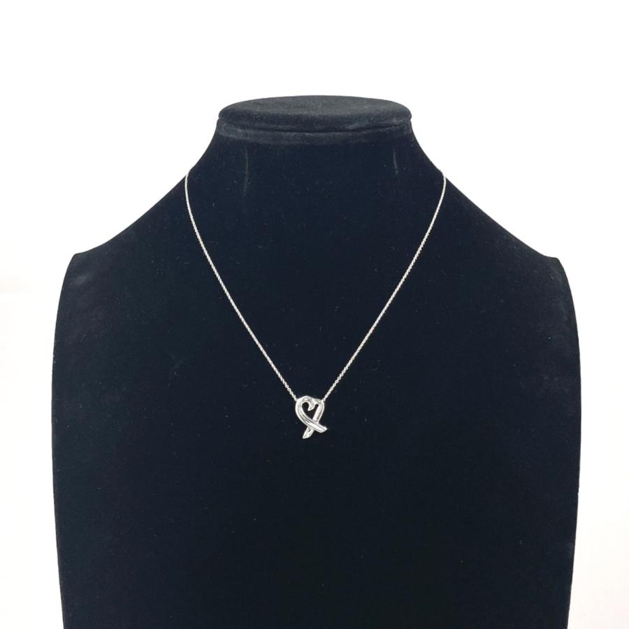 Tiffany ラビングハート ネックレス シルバー925 付属品あり TIFFANY&Co.（ティファニー） ネックレス ラビング ハート ペンダント
