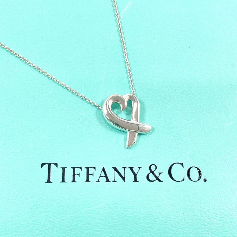 【美品】TIFFANY＆Co ティファニー ラビングハート 925 ネックレス TIFFANY&Co.（ティファニー） ネックレス ラビングハート パロマピカソ