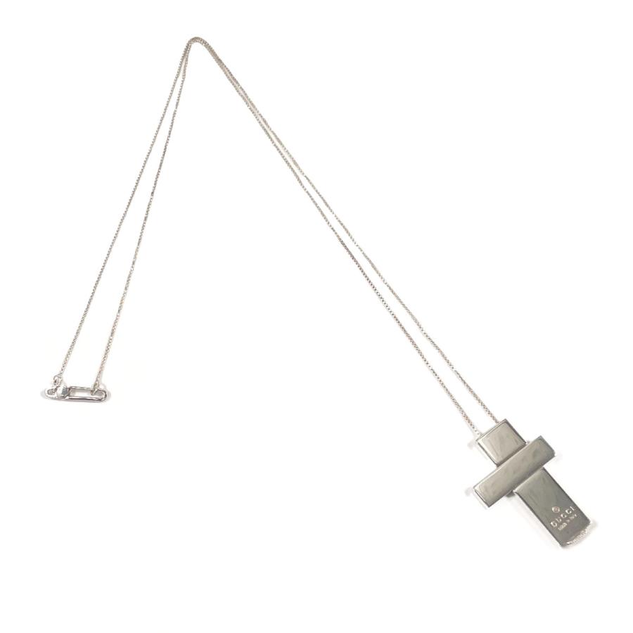 GUCCI（グッチ） ネックレス セパレート クロス 十字架 シルバー925