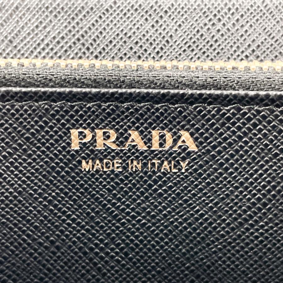 PRADA プラダ 長財布 サフィアーノレザー ブラック リボン PRADA プラダ 長財布 サフィアーノレザー ブラック リボン