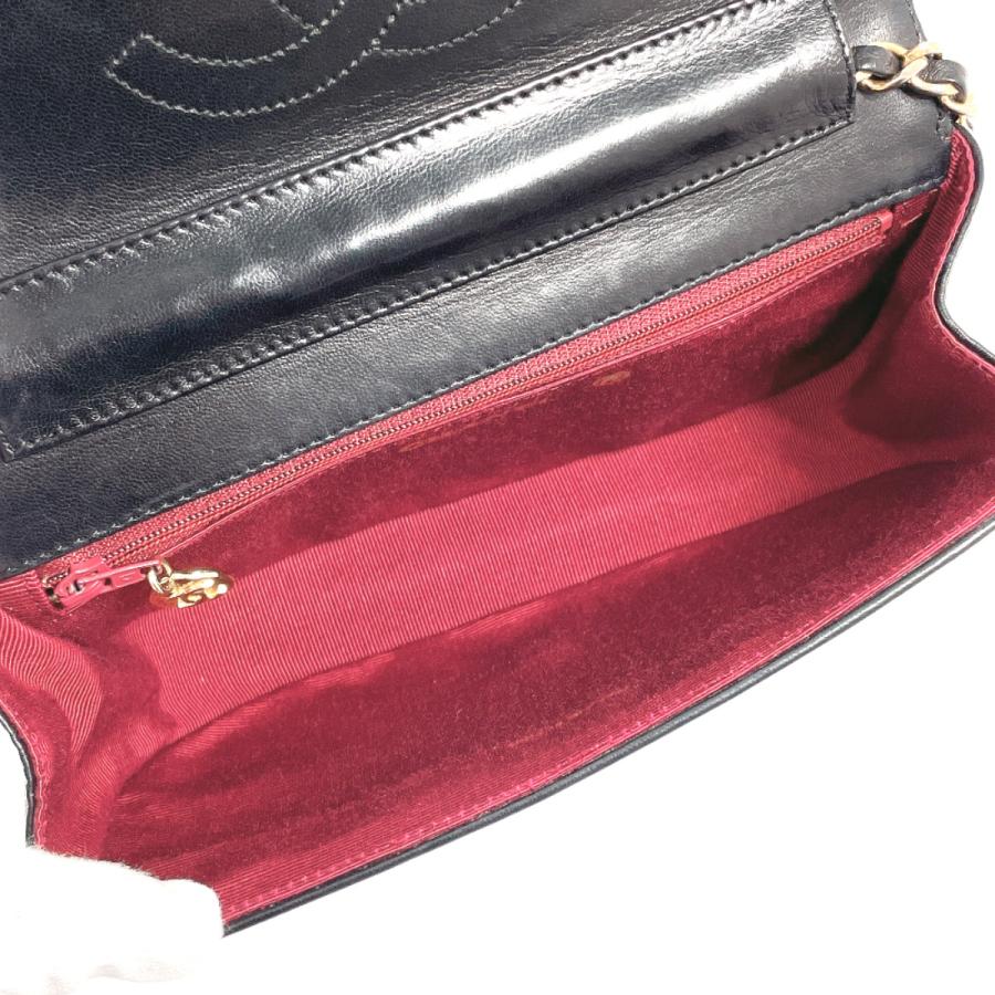 専用 CHANEL ハーフムーンショルダーバッグ ラムスキン CHANEL（シャネル） （未使用 展示品）シャネル ハーフムーン