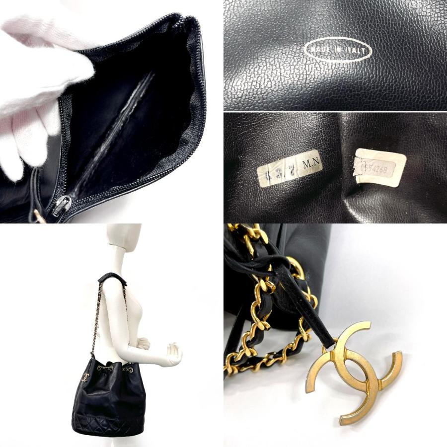 CHANEL シャネル ショルダーバッグ 巾着 チェーンショルダー CHANEL シャネル ショルダーバッグ 巾着 チェーンショルダー