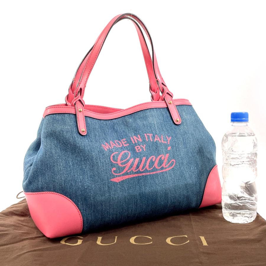 GUCCI（グッチ） トートバッグ ハンドバッグ 348715 クラフト デニム