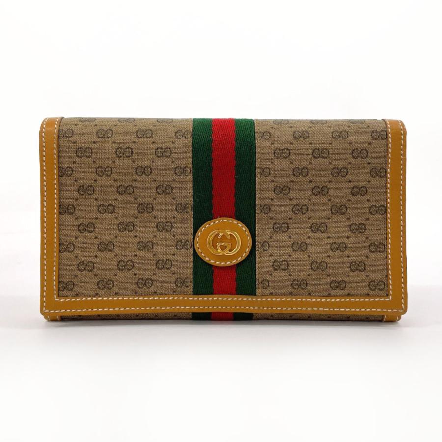 GUCCI グッチ 長財布 二つ折り財布 がま口 035・150 シェリー GUCCI グッチ 長財布 二つ折り財布 がま口 035・150 シェリー