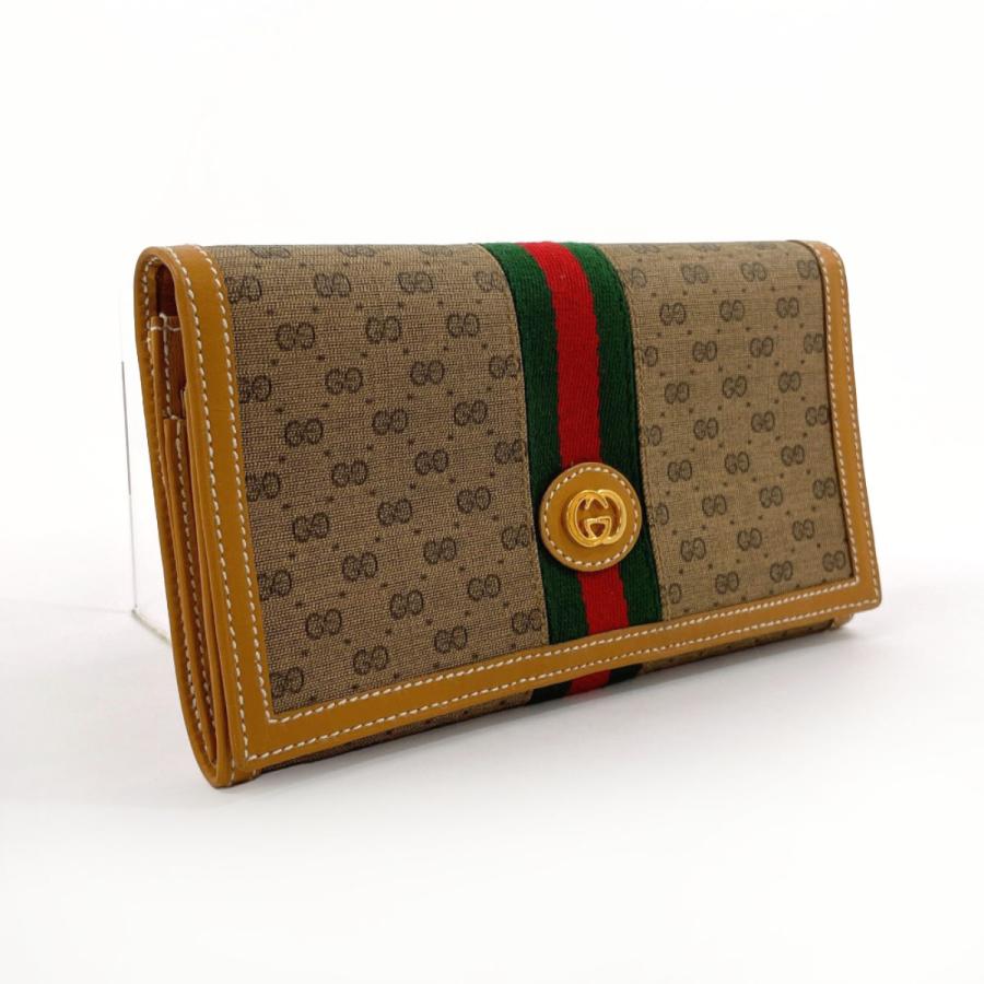 GUCCI グッチ 長財布 二つ折り財布 がま口 035・150 シェリー GUCCI グッチ 長財布 二つ折り財布 がま口 035・150 シェリー