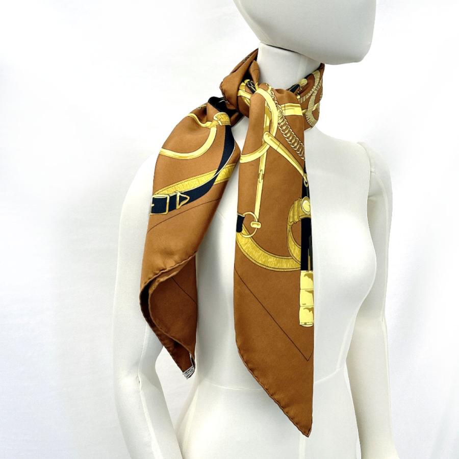 HERMES（エルメス） スカーフ カレ90 Eperon d'Or エプロンドール 大判