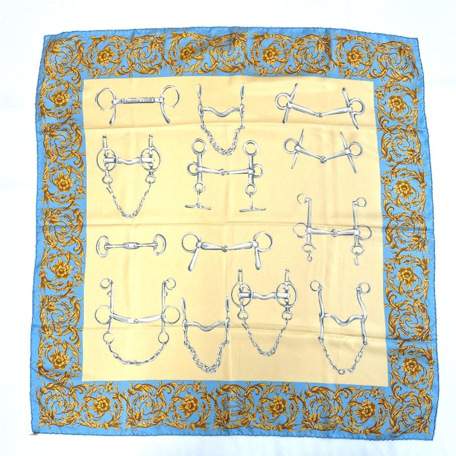 GUCCI（グッチ） スカーフ ホースビット シルク ベージュ シルク100