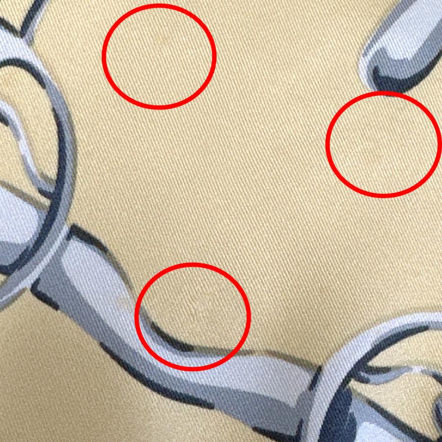 GUCCI（グッチ） スカーフ ホースビット シルク ベージュ シルク100