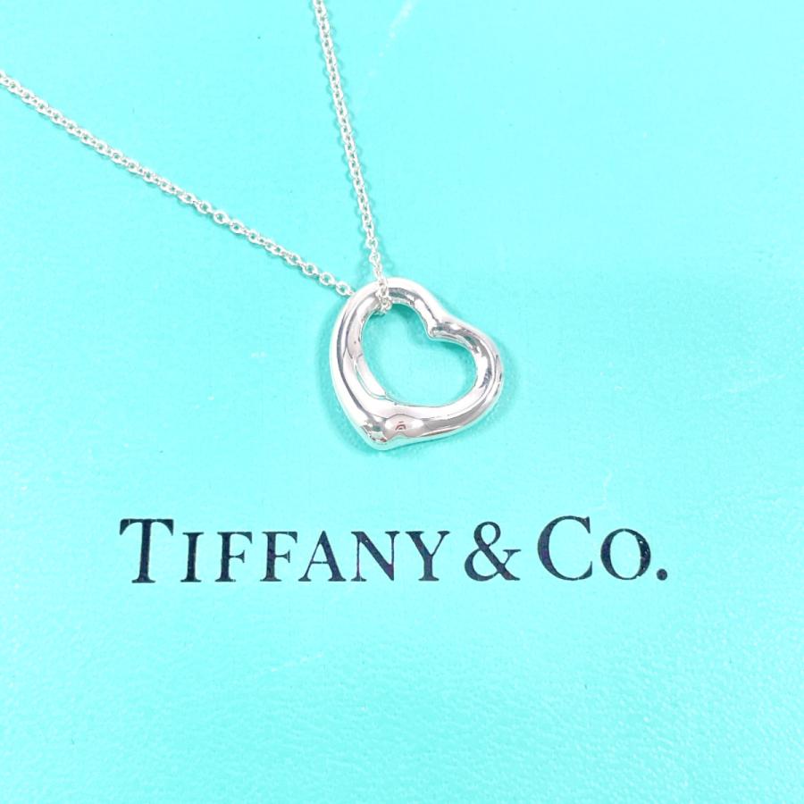 【未使用・フルセット】ティファニー オープンハート ネックレス シルバー925 TIFFANY&Co.（ティファニー） オープンハート ネックレス シルバー925