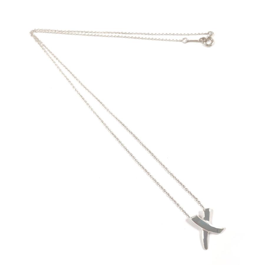 美品　ティファニー　ネックレス　パピロピカソ　キス　X シルバー925 ティファニー キスネックレス