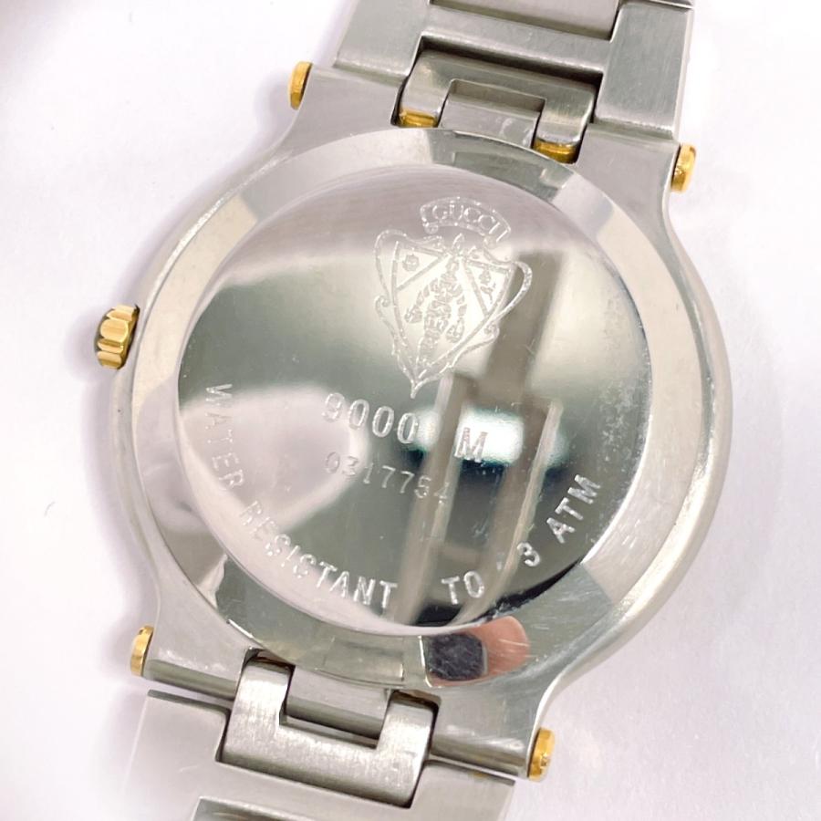 GUCCI（グッチ） 腕時計 9000M ステンレススチール コンビ シルバー
