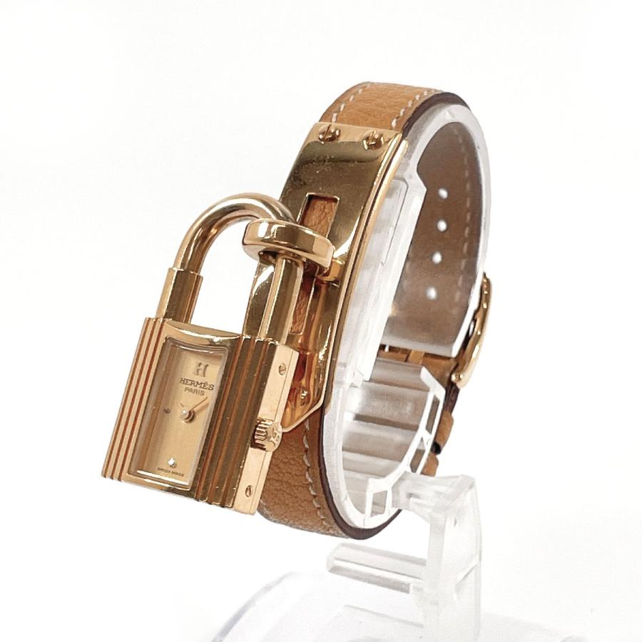 HERMES（エルメス） 腕時計 ケリーウォッチ GP/レザー ゴールド
