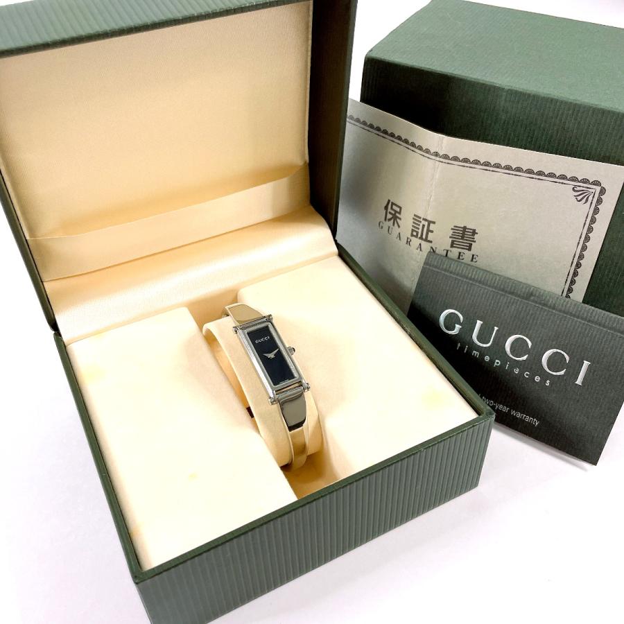 GUCCI（グッチ） 腕時計 1500L ステンレススチール シルバー/ブラック