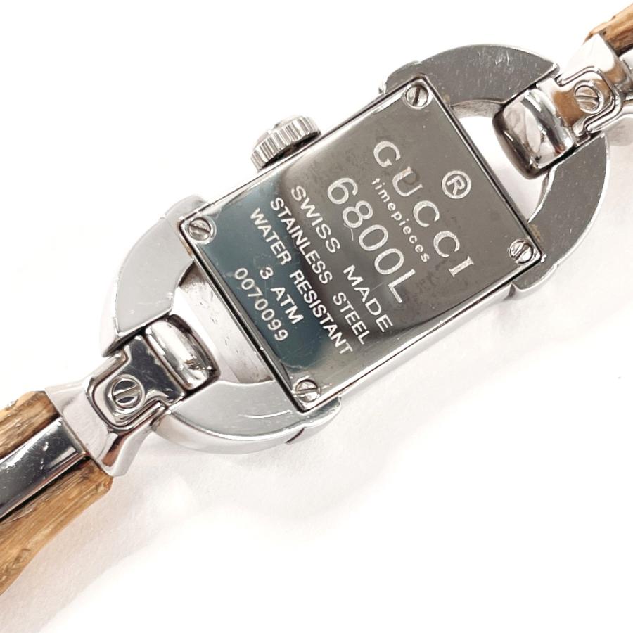 GUCCI（グッチ） 腕時計 6800L バンブー バングルウォッチ ステンレス