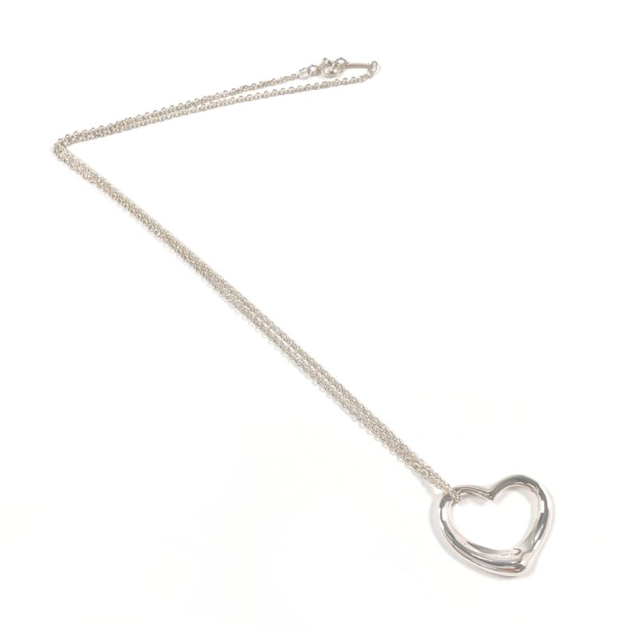 美品　ティファニー　エルサ・ペレッティ　オープンハート　シルバー　10号 ティファニー TIFFANY&CO. エルサ・ペレッティ オープン ハート