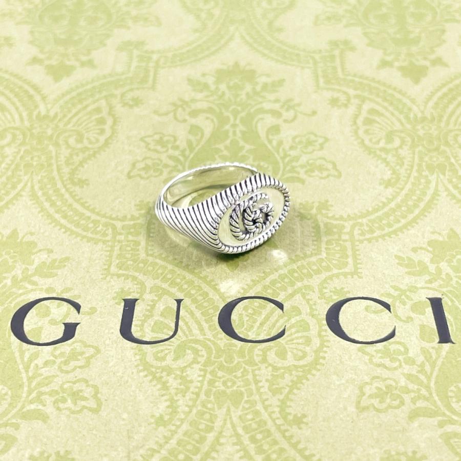 GUCCI（グッチ） 14号 リング・指輪 ダブルG ツイスト シルバー925