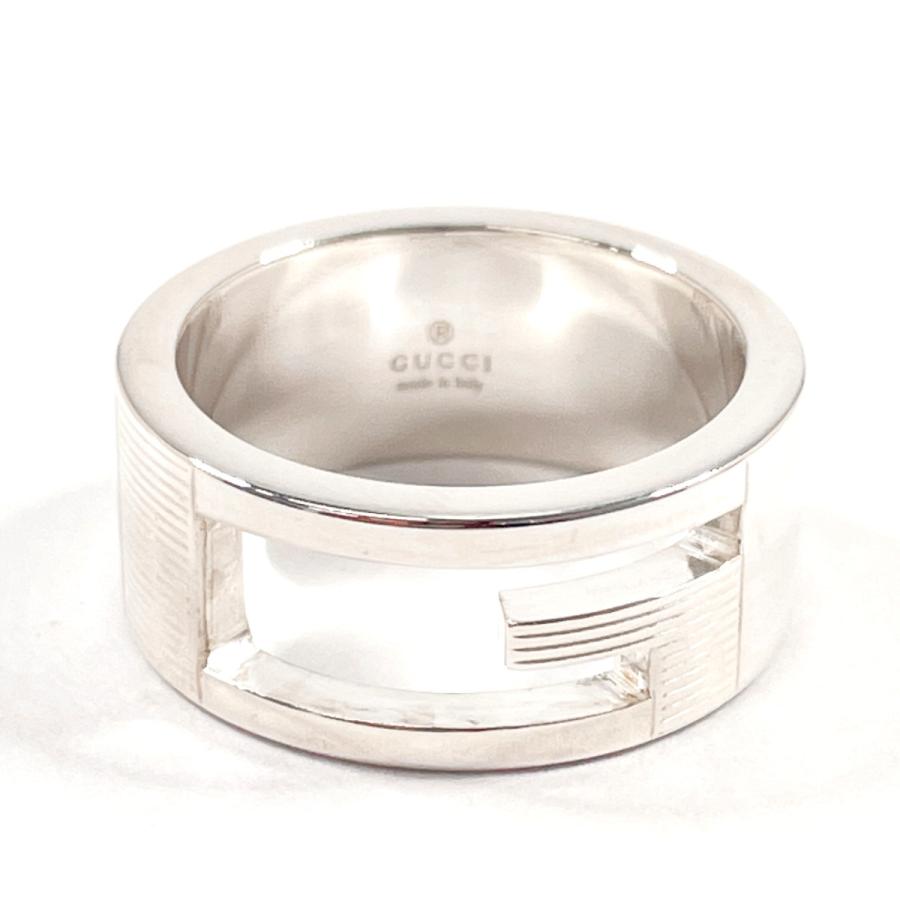 GUCCI グッチ リング 指輪 9号 GUCCI 9号 グッチ リング・指輪 ブランデッド カットアウトG シルバー