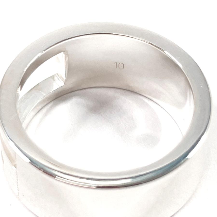 GUCCI 9号 グッチ リング・指輪 ブランデッド カットアウトG シルバー