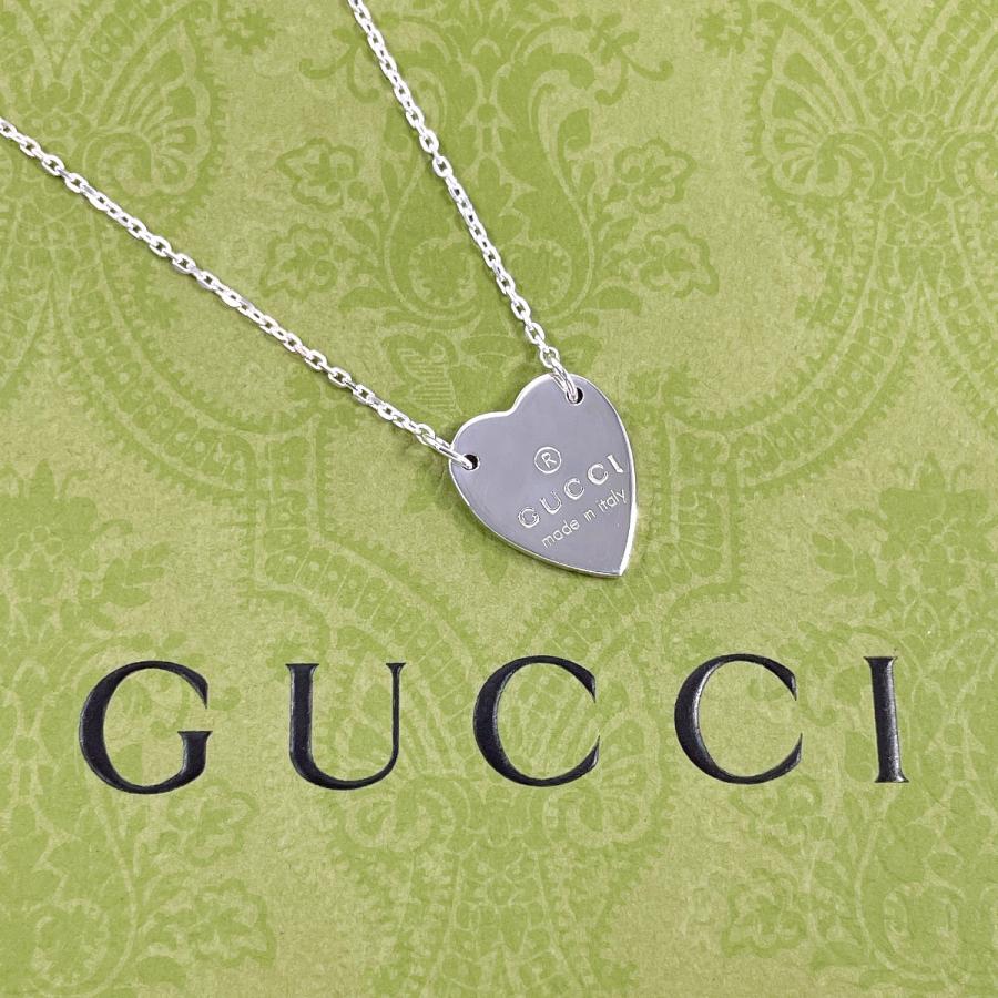 GUCCI グッチ ネックレス 223512 J8400 8106 トレードマーク ハート  