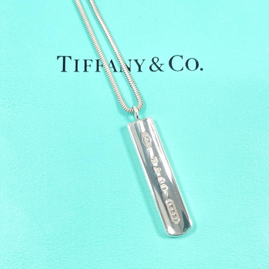 ティファニー　1837 バーペンダント　メタル シルバー　ネックレス　925 TIFFANY&Co. ネックレス レディース ティファニー プレゼント