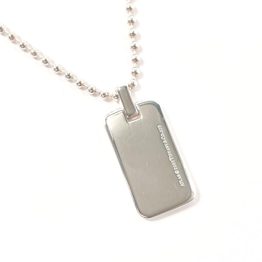 Tiffany & Co. 925 プレートネックレス Tiffany & Co. - Tiffany 1837ドッグタグプレート ネックレス希少の