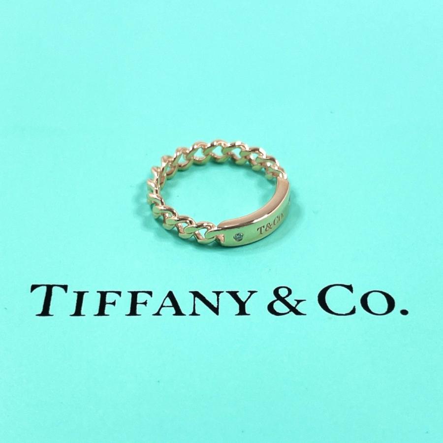 TIFFANY&Co.（ティファニー） 9号 リング・指輪 マイクロリンク 2P K18