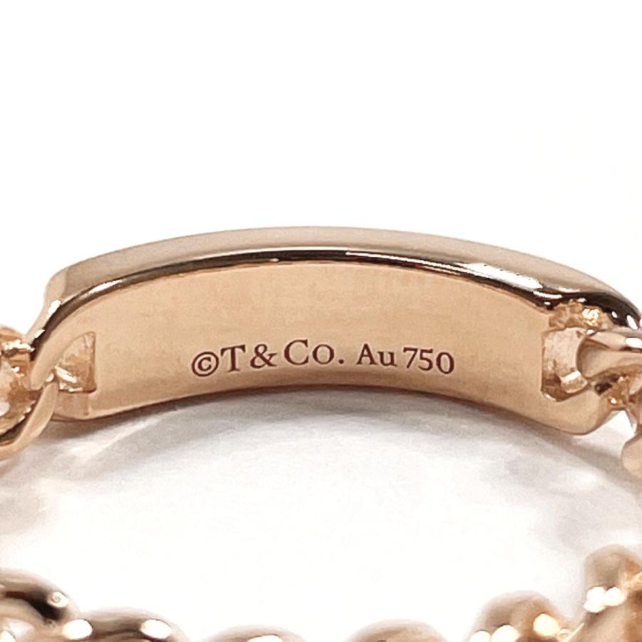 TIFFANY&Co.（ティファニー） 9号 リング・指輪 マイクロリンク 2P K18