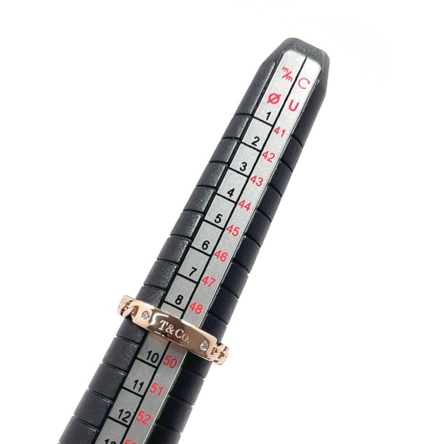TIFFANY&Co.（ティファニー） 9号 リング・指輪 マイクロリンク 2P K18