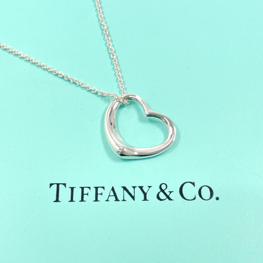 28479✨️ティファニー オープンハート ミニ ネックレス シルバー 925 TIFFANY&Co.（ティファニー） ネックレス オープンハート エルサ