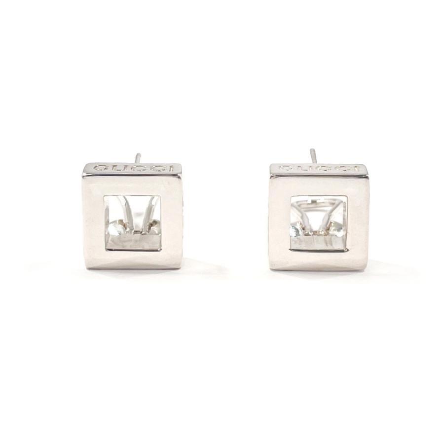 GUCCI（グッチ） ピアス オープン スクエア シルバー925 アクセサリー