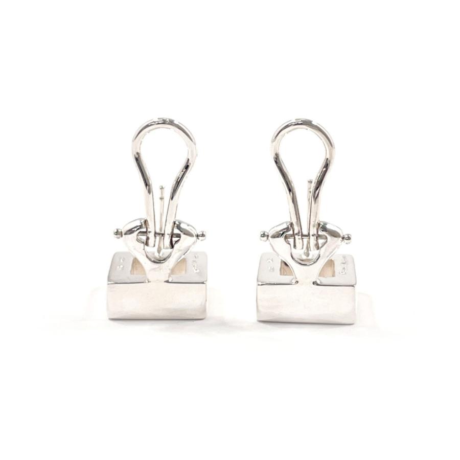 tom　GUCCI スクエア型ピアス シルバ GUCCI（グッチ） ピアス オープン スクエア シルバー925 アクセサリー