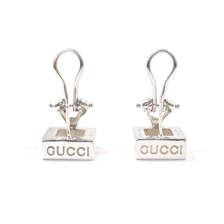 GUCCI（グッチ） ピアス オープン スクエア シルバー925 アクセサリー