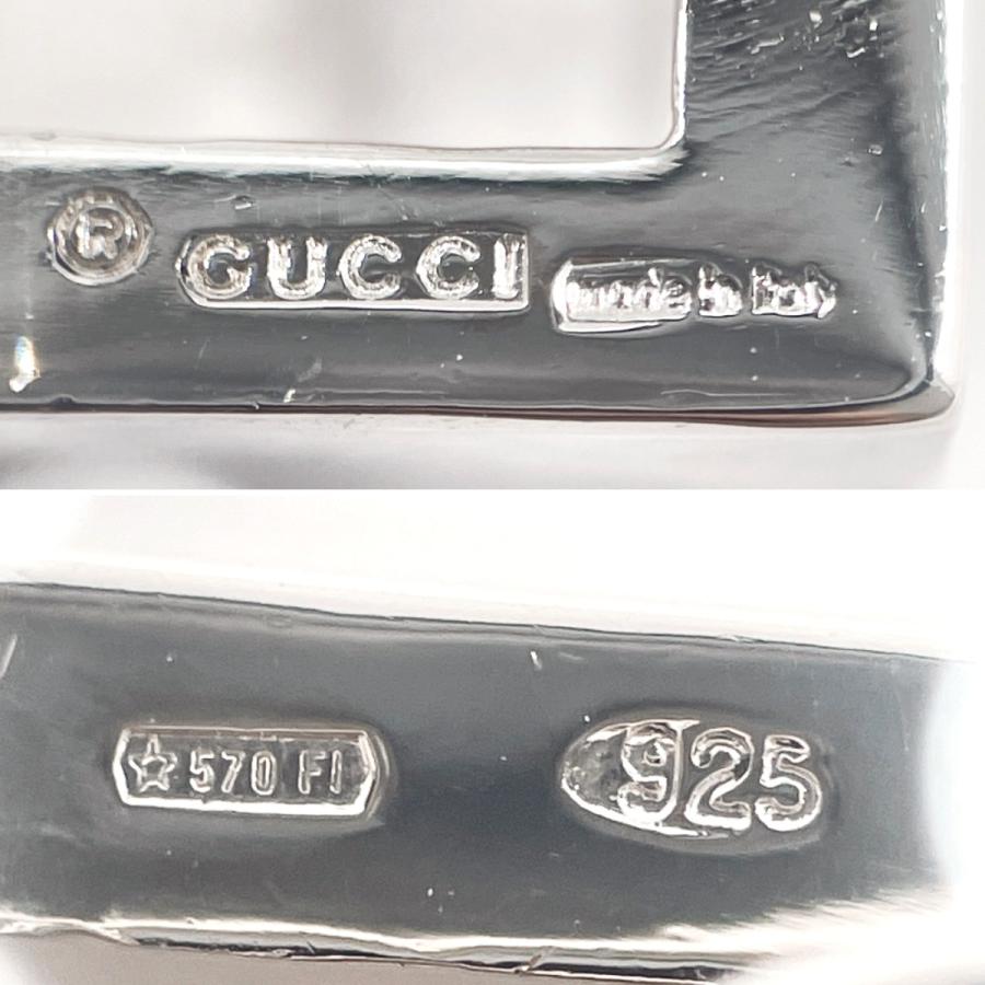 GUCCI（グッチ） ピアス オープン スクエア シルバー925 アクセサリー