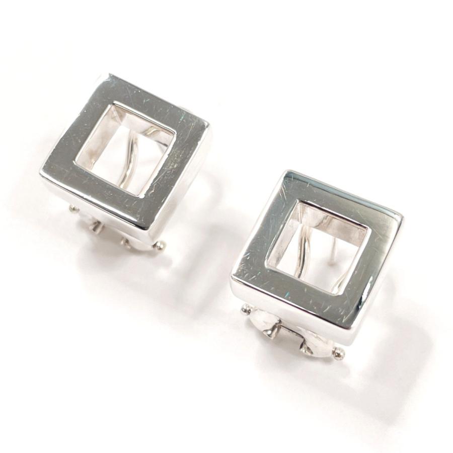 GUCCI（グッチ） ピアス オープン スクエア シルバー925 アクセサリー