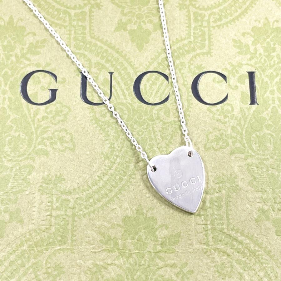 GUCCI グッチ ネックレス 223512 J8400 8106 トレードマーク ハート  
