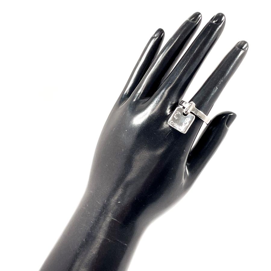 コレクション品 シャネル ガラスリング カメリア ヴィンテージアクセサリー CHANEL（シャネル） 11.5号 リング・指輪 カメリア No.5 クローバー