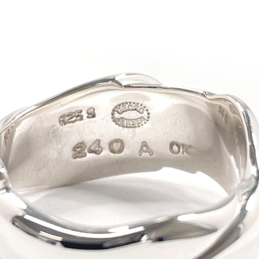 10.5号 ジョージジェンセン Georg Jensen リング・指輪 240A OK Ole Kortzau シルバー925 ヴィンテージ アクセサリー 新品仕上げ済みの画像
