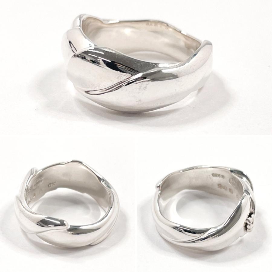 10.5号 ジョージジェンセン Georg Jensen リング・指輪 240A OK Ole Kortzau シルバー925 ヴィンテージ アクセサリー 新品仕上げ済みの画像