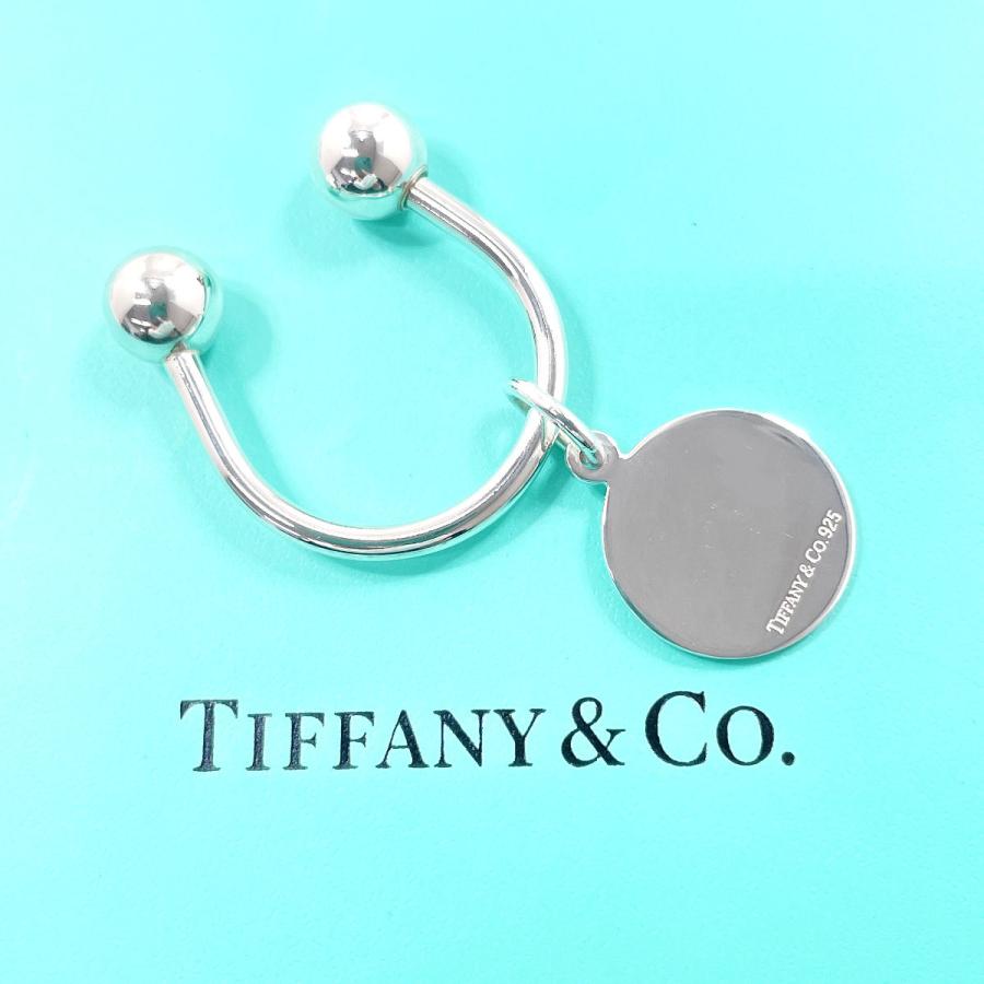 TIFFANY&Co.（ティファニー） ラウンド タグ キーリング キーホルダー