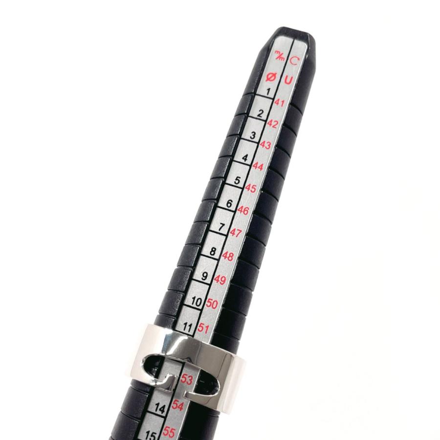 GUCCI（グッチ） 13号 リング・指輪 カットアウト G Gロゴ ワイド