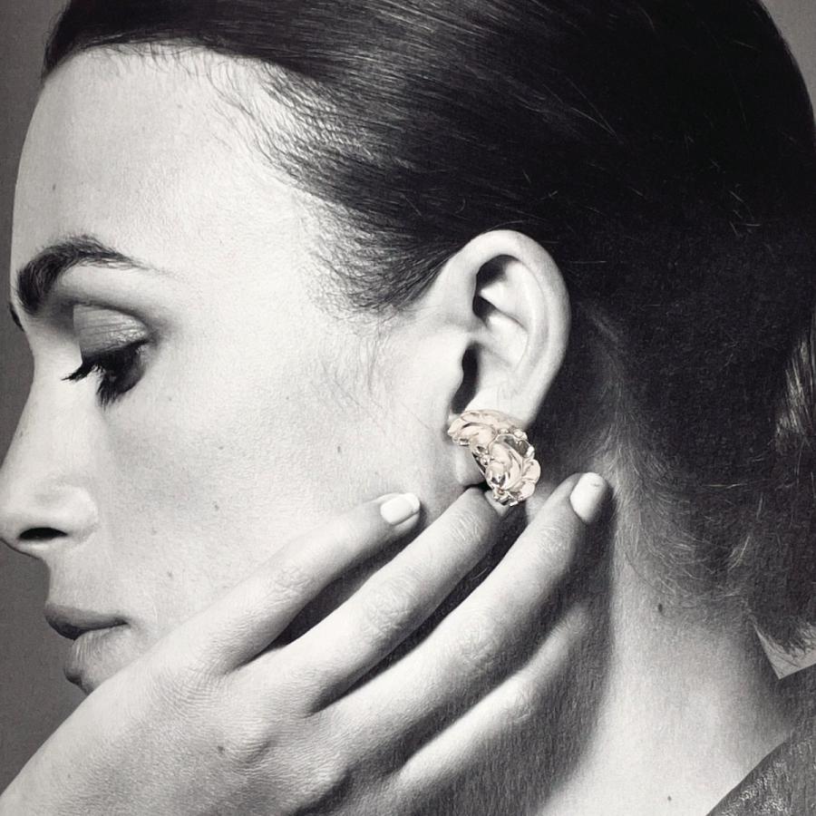 ジョージジェンセン Georg Jensen イヤリング ムーンライト グレープ 
