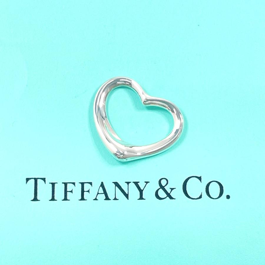 ✩値下げ交渉可✩ Tiffany オープンハートペンダント TIFFANY&Co.（ティファニー） ペンダントトップ オープンハート エルサ