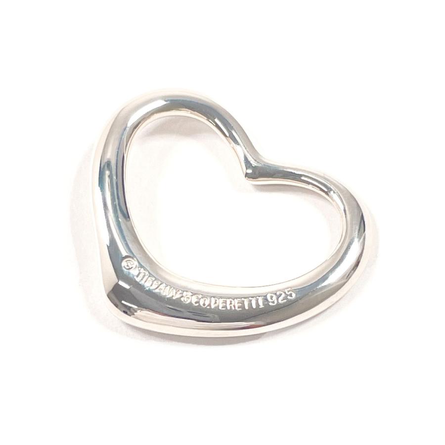 美品 TIFFANY&Co ティファニー オープンハート シルバー925 TIFFANY&Co.（ティファニー） ペンダントトップ オープンハート エルサ