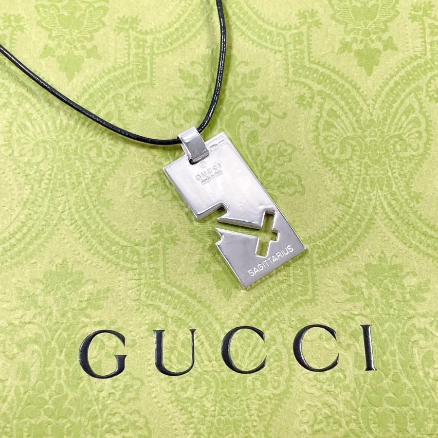 GUCCI（グッチ） ネックレス 星座 SAGITTARIUS いて座 プレート