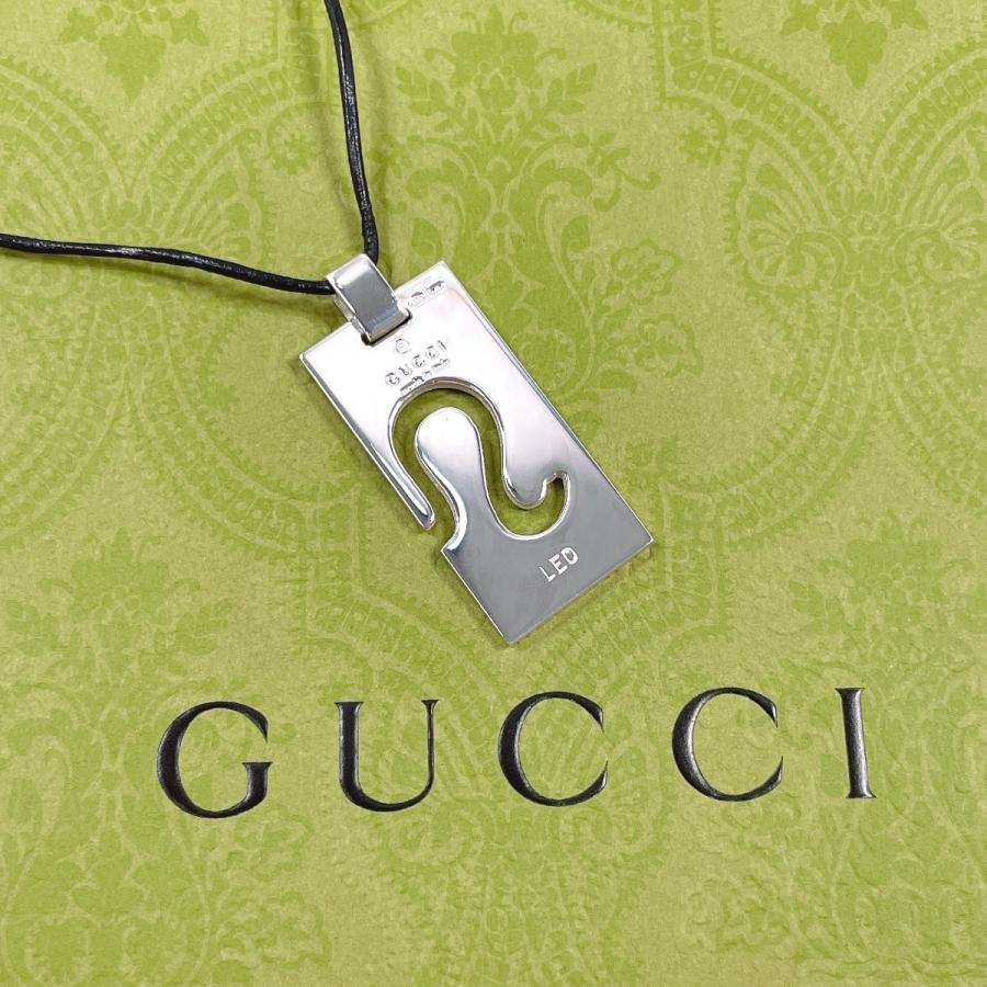 GUCCI（グッチ） ネックレス 星座 LEO しし座 プレート シルバー925